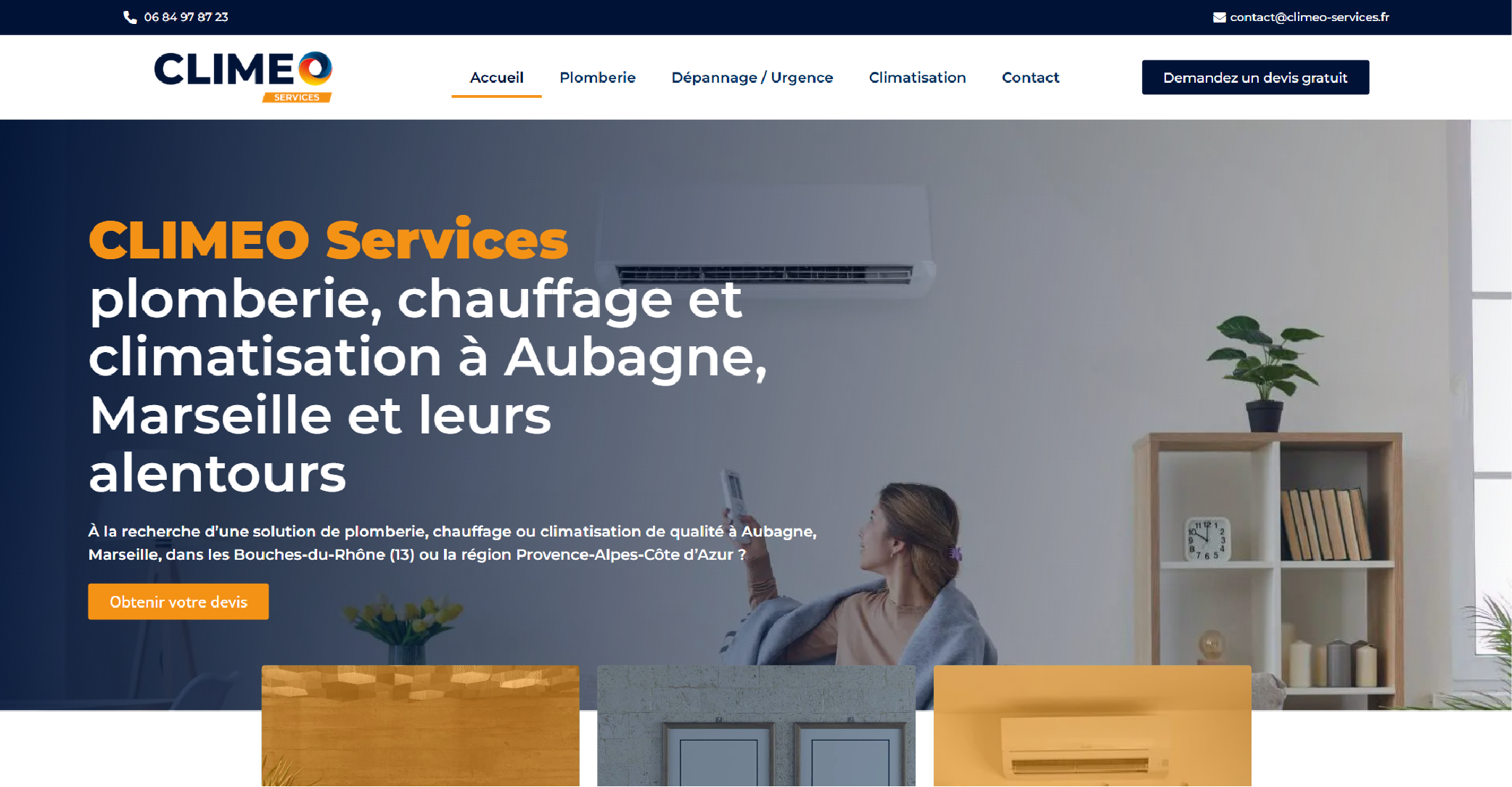 Projet Climeo — image de marque et contenu