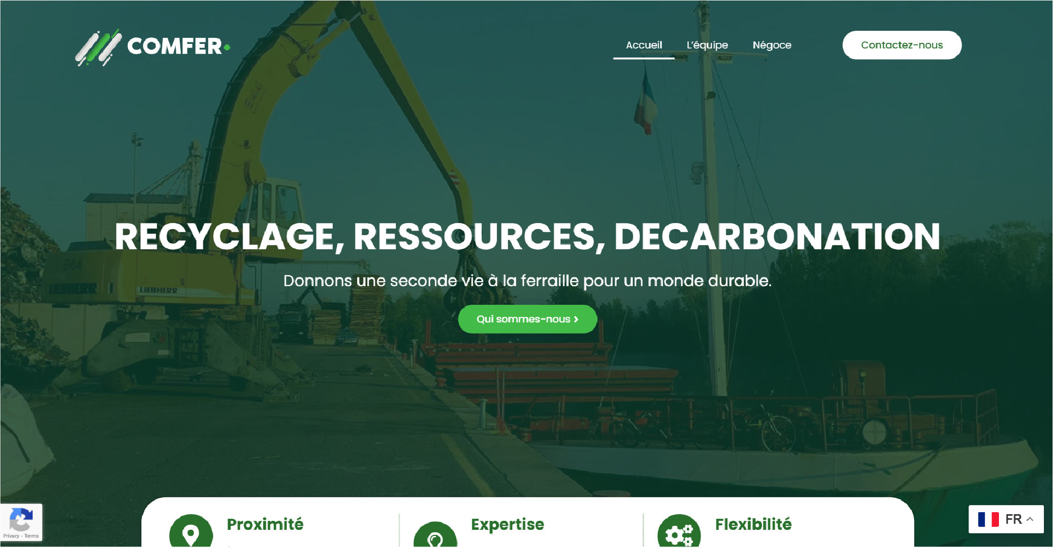Projet Comfer — site web et conversion